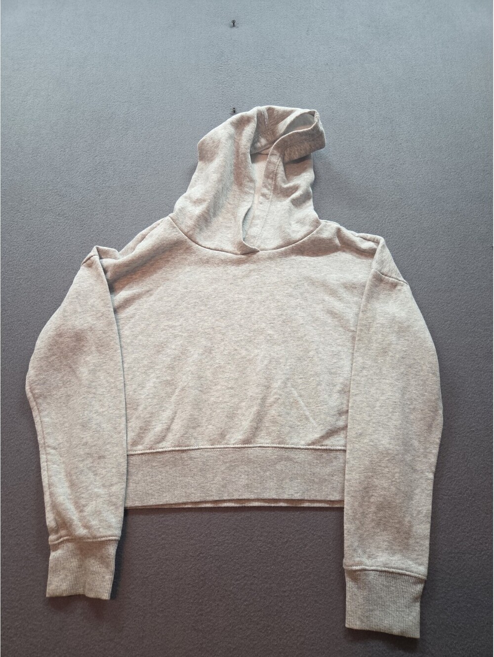 girl's cropped sweatshirt w/ hoodie by Athletic Works size L (10/12)